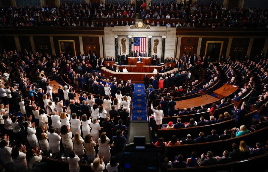 joint meeting of Congress in the House chamber. Chip Somodevilla/Getty Images