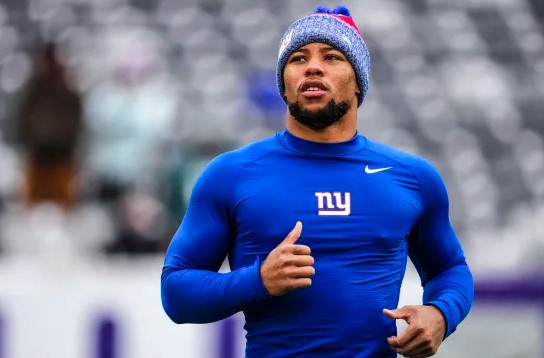 Saquon Barkley of the New York Giants at MetLife Stadium