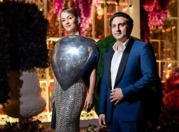 Adar Poonawalla, CEO of Serum Institute of India, and his wife Natasha Poonawalla