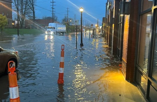 Heavy rain causes flooding and storms Tuesday in Columbus, Ohio